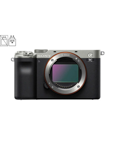 SONY ALPHA ILCE7C BODY 242MP 4K HDR SILVER